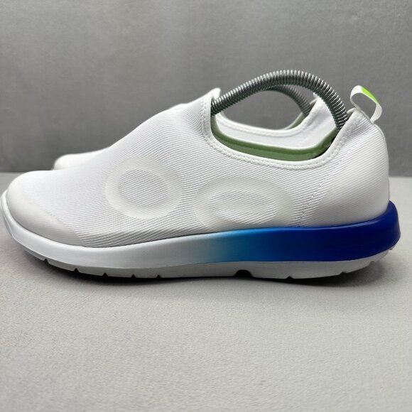 OOFOS OOmg Sport Mens Size 10.5 Shoes White Recovery Comfort Support Slip-On main image 6